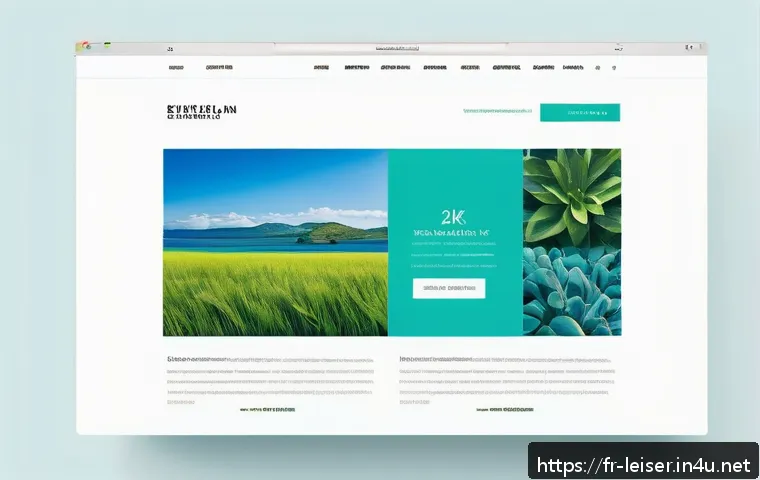 레저산업기사 취업 포트폴리오 작성법 - A vibrant, modern portfolio homepage design for the leisure industry featuring a harmonious palette ...